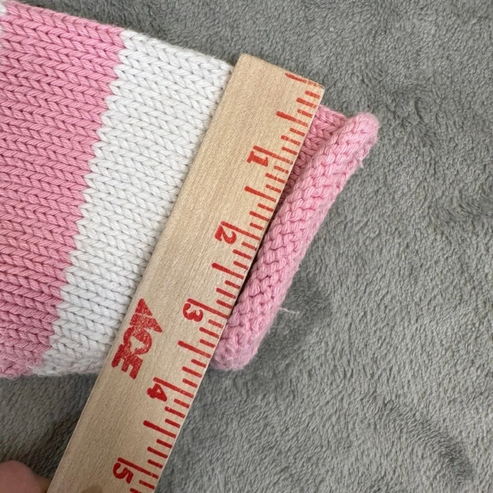 Chatham T Co For Kids Pink White Striped Whale Knit Sweater 4T Nautical Mockneck